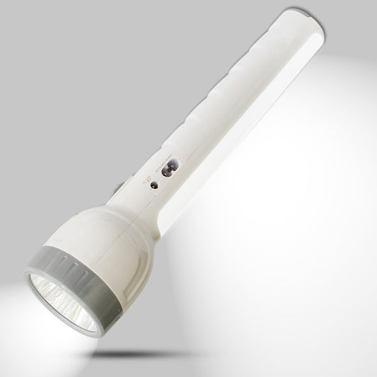 Pick Ur Needs® Long Emergency Rechargeable LED 2 in 1 Long Range Search Torch Light 25 Watt With Dual Battery