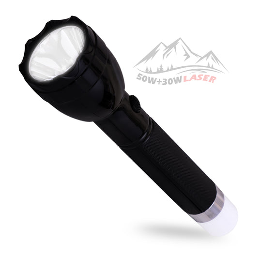 Pick Ur Needs® Rechargeable 50W+ 30W LED Search Light Long Range Torch High Power for Home Emergency Light